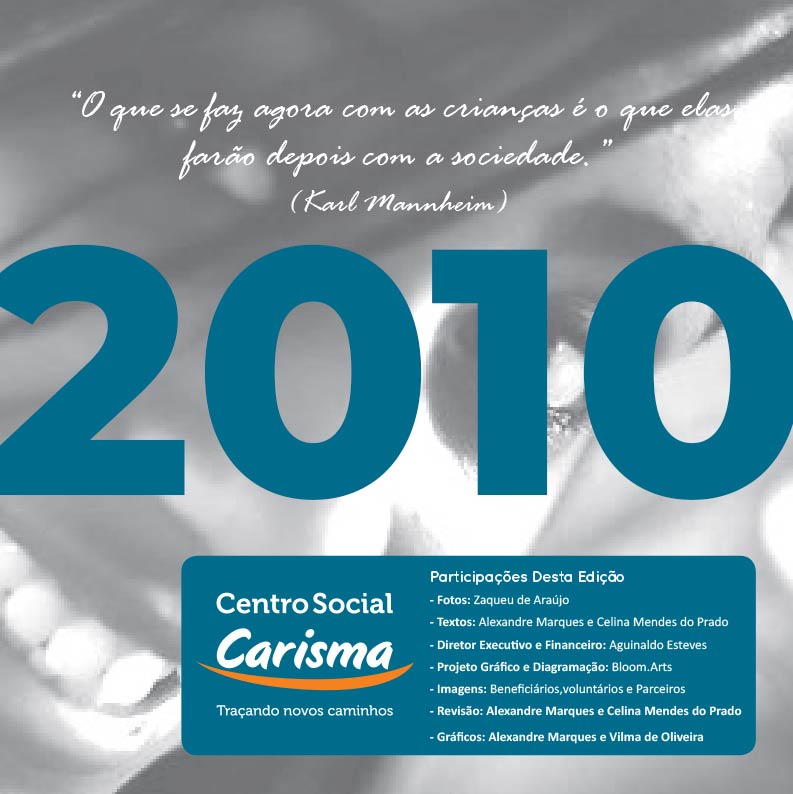 Capa do relatório anual de 2010